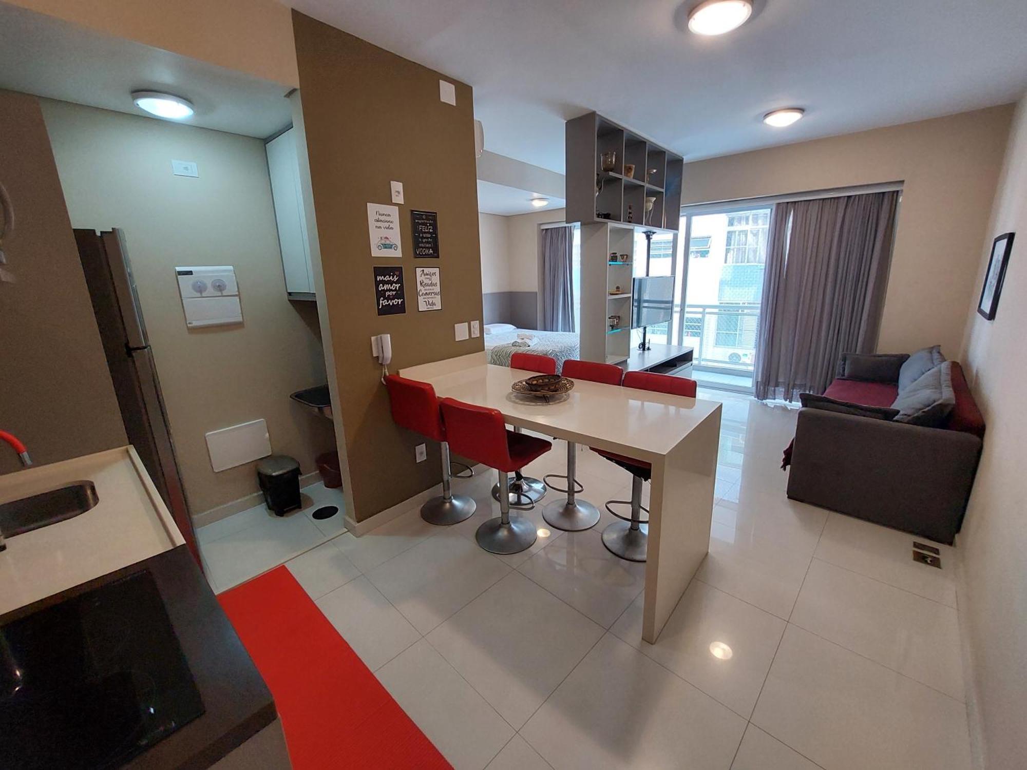Appartamento Book Santos Unlimited 817 Elegancia Vista Mar Esterno foto