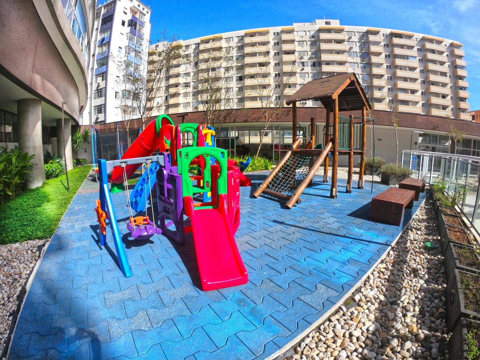 Appartamento Book Santos Unlimited 817 Elegancia Vista Mar Esterno foto
