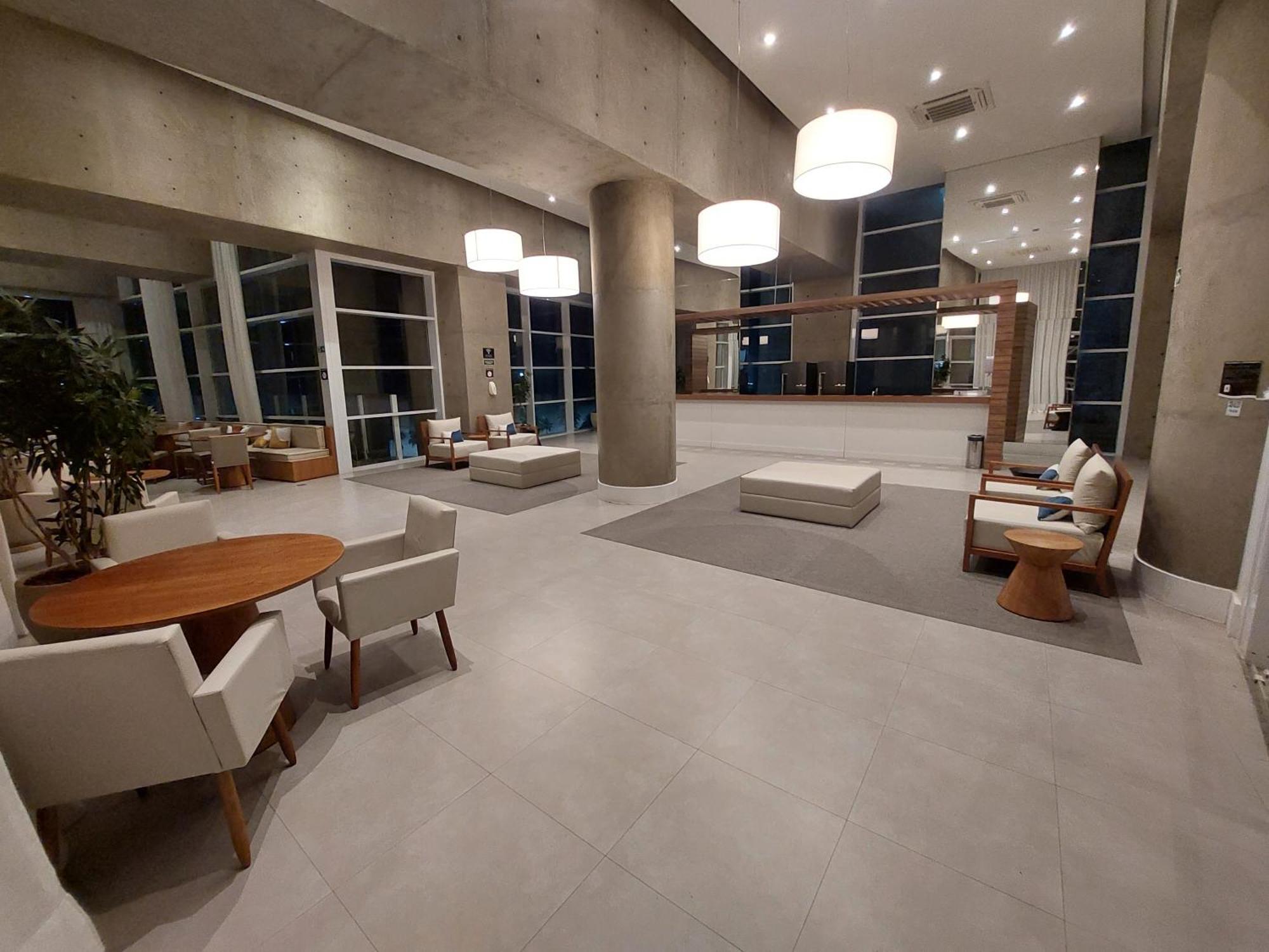 Appartamento Book Santos Unlimited 817 Elegancia Vista Mar Esterno foto