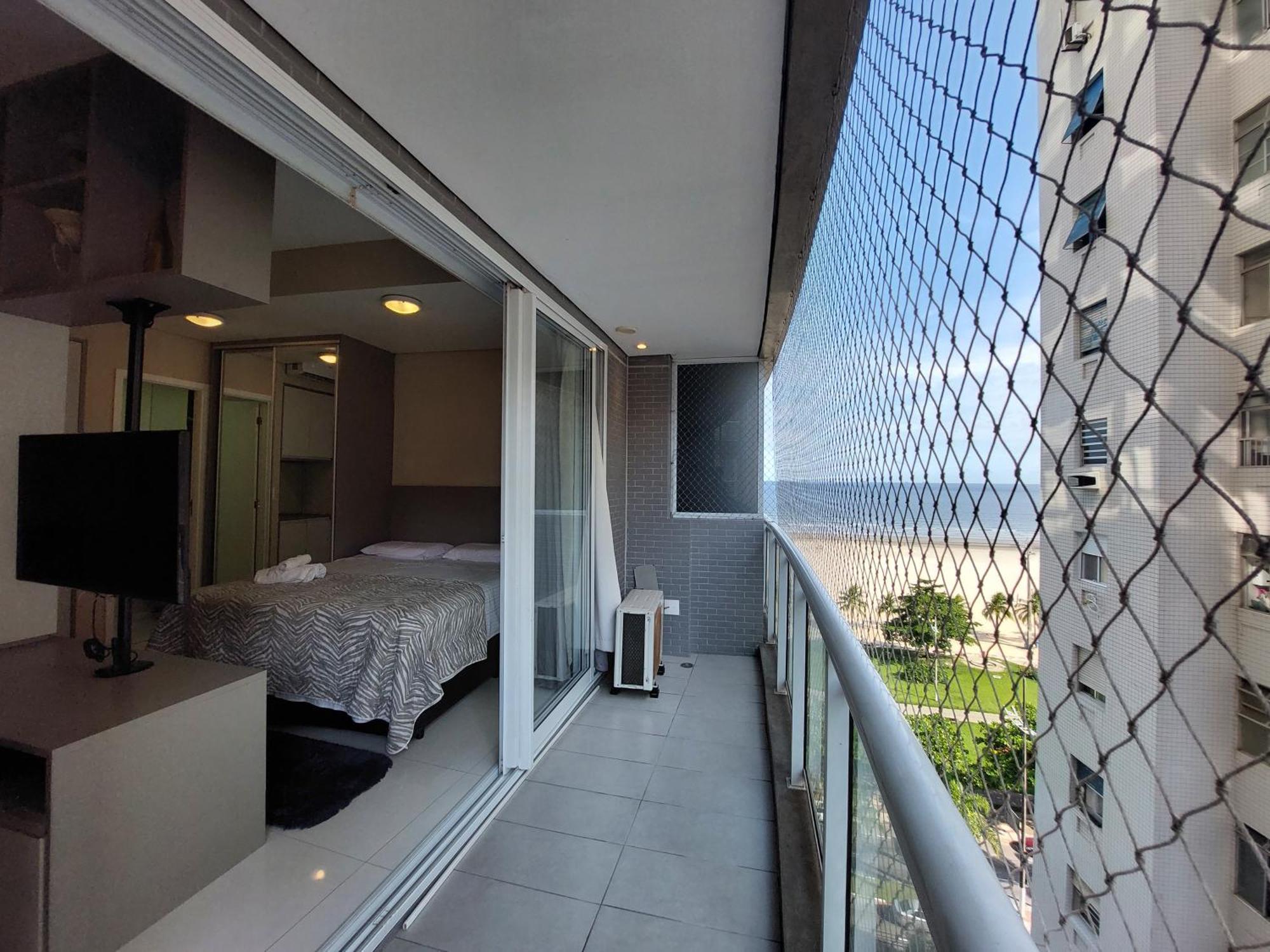 Appartamento Book Santos Unlimited 817 Elegancia Vista Mar Esterno foto
