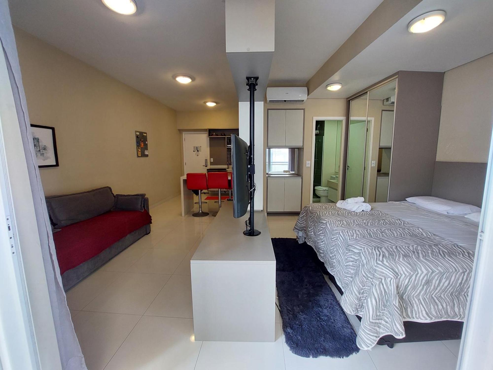 Appartamento Book Santos Unlimited 817 Elegancia Vista Mar Esterno foto